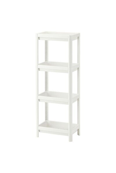 Genel Markalar Liveda Trend Kare Sebzelik Beyaz (Banyo-Mutfak Çok Amaçlı Raf ...