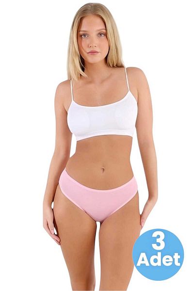 Uniquetrenders Women's Cotton Combed Single Jersey Fabric Bikini Panties Women's Bikini Panties 3 Pieces