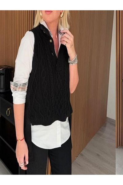 Özgürbutik Knitwear Nubuck Sueveter