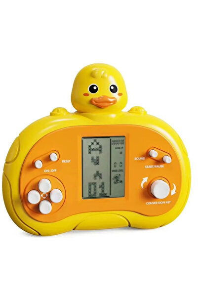 CROW'S TECH Pilli Tetris Figürlü Yeni Nesil Tetris El Atarisi Nostalji Çocuk Eğitici 2.5 İnç Atari