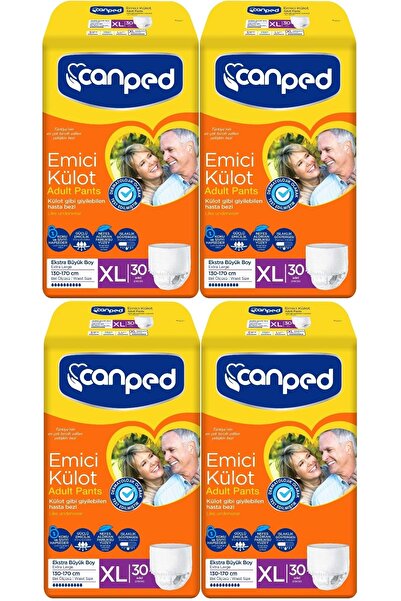 Canped حفاضات ماصة للمرضى البالغين مقاس XL - كبير جدًا - كبير جدًا 120 قطعة