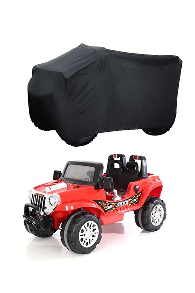 AutoEN Oyuncak Akülü Araba Brandası Su Geçirmez SİYAH