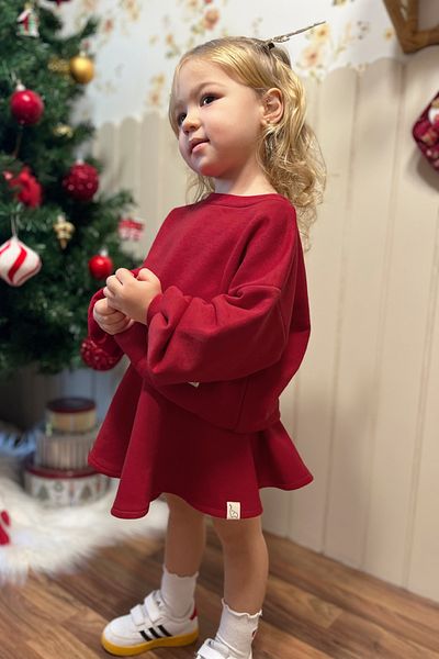 Mioma Kids Red Flared Skirt