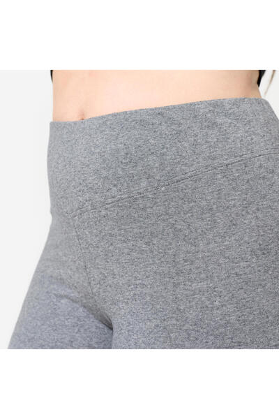 Decathlon Domyos Women's A-Line Cut Sports Leggings - Gray