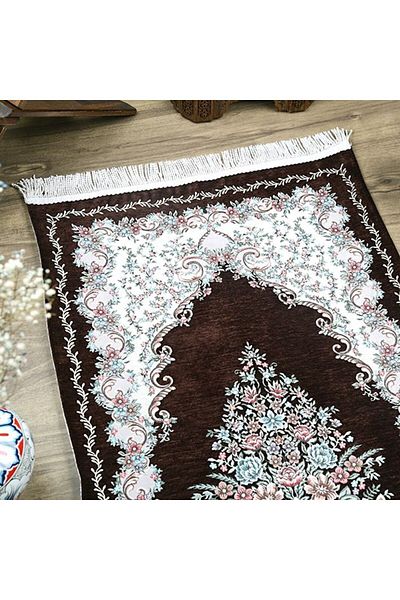İkranur Seccade Visal Coffee 65X115 cm - 800 Gr