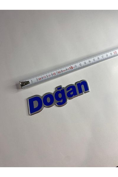 OTOMOR AKSESUAR Doğan Yazare Lipire - Autocolant cu etichetă din aluminiu 12x3