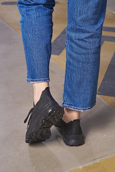 Beyond Black Prai Knitwear Women's Sneaker - 4cm Byndsnk02