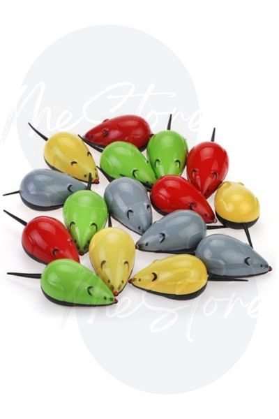 mes store Colorful Mouse Cat Toy - Pull and Drop, 1 Piece