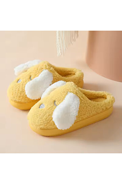 SOFT Kış sıcak peluş kadın terlik karikatür ev ayakkabıları kız ev terlik