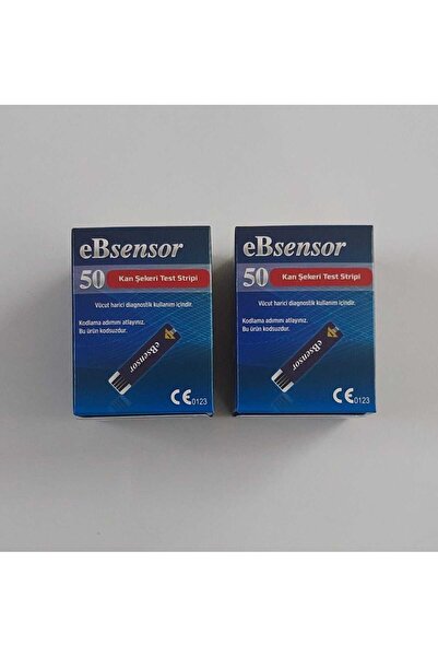 Ebsensor Kan Şekeri Test Stripi 50'li