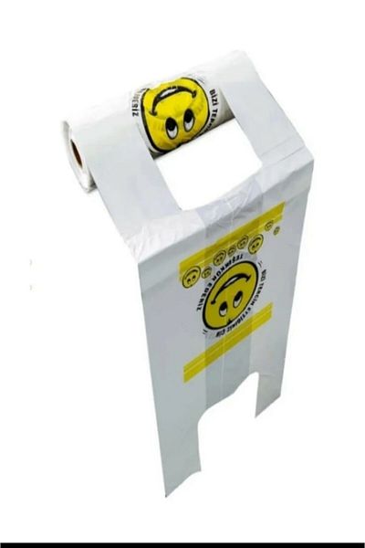 Ecoflex 5 Pieces Smiley Face Printed - Bag, Grocery Store, Grocery Store and Tank Top