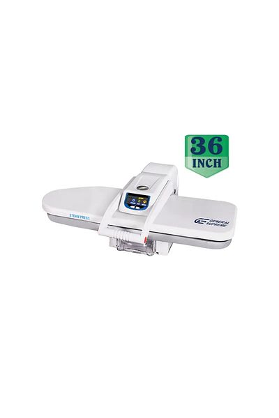 General Supreme Press Steam Iron, 36 Inch, with Stand, 1600 Watt, White
