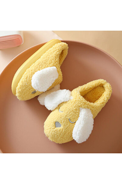SOFT Kış sıcak peluş kadın terlik karikatür ev ayakkabıları kız ev terlik