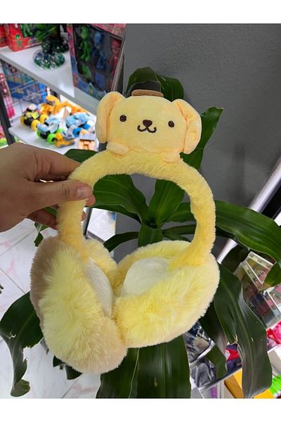 EyER Shoping Cinnamoroll Kuromi Plush Folding Headset