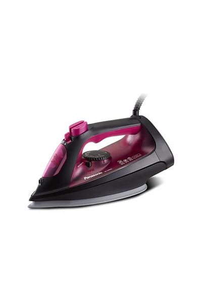 PANASONIC Steam Iron, Ceramic Soleplate, Self Cleaning, 2300W, Purple,NIU400CPTB