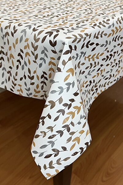 Pimula home مفرش طاولة من القماش الزيتي القابل للمسح بقاعدة من ألياف PVC_kçk yprk_1184