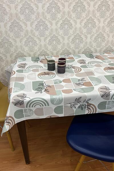 Pimula home Pvc elyaf tabanlı Silinebilir Muşamba Masa Örtüsü_1239