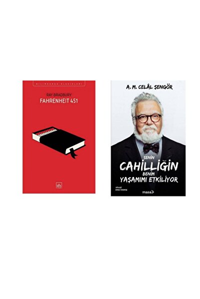 İthaki Yayınları Fahrenheit 451 - Ray Bradbury - Senin Cahilliğin Benim Yaşam...