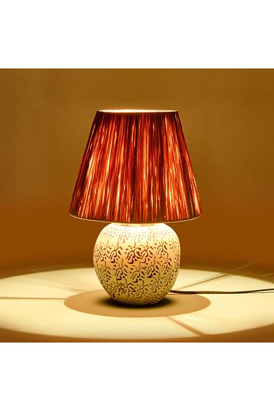 Safir Light Holbeak Ceramic Lampshade - Beige - 35X35X25 cm
