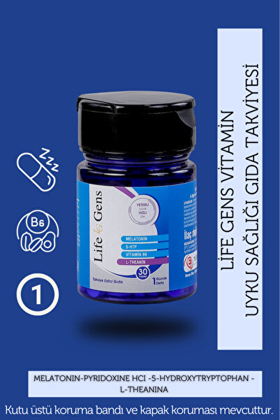 LifeGens Vitamin Uyku Sağlığı Gıda Takviyesi 30 Kapsül