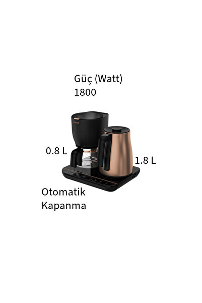 Arçelik Gurme Otomatik Çay & Filtre Kahve Makinesi