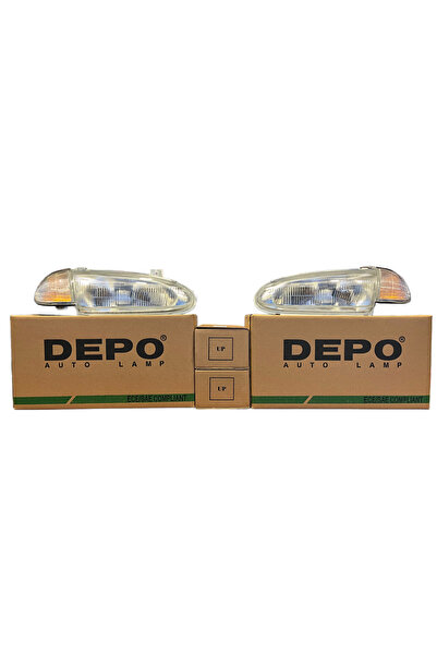 Depo Accent 1995-1997 Arası Yumurta Far Kiti 2 Far 2 Sinyal DEPO Marka