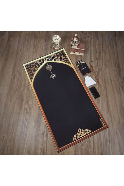 İkranur Practical Pocket Prayer Mat and Multi-Purpose Bag 65x125 cm - 77 gr