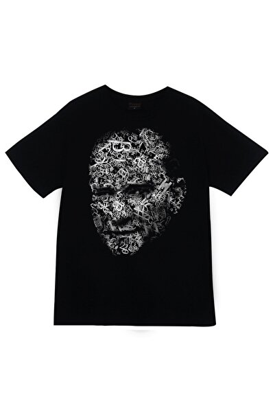 fame-stoned Gazi Mustafa Kemal Ataturk Štampano Unisex 100% pamuk Crna T-shirt