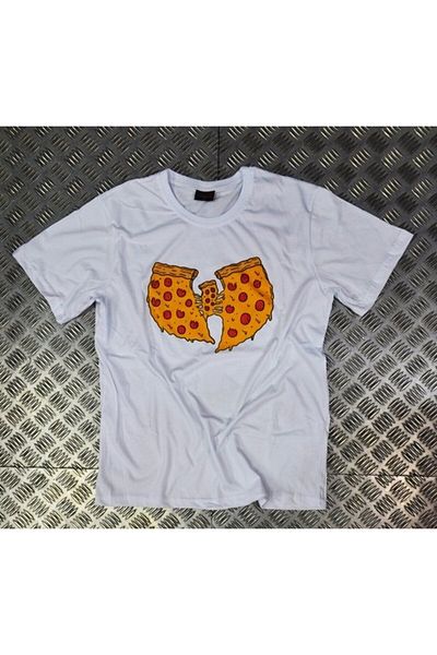 fame-stoned Μπλουζάκι Wu-tang Clan Printed Unisex Λευκό 100% βαμβάκι
