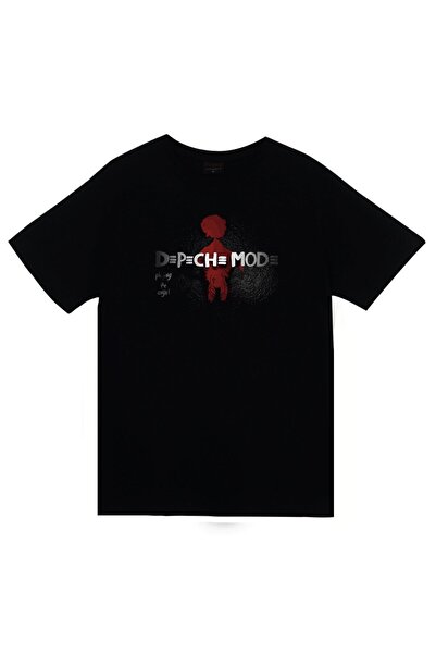 fame-stoned Depeche Mode majica sa printom, unisex, 100% pamuk, crna
