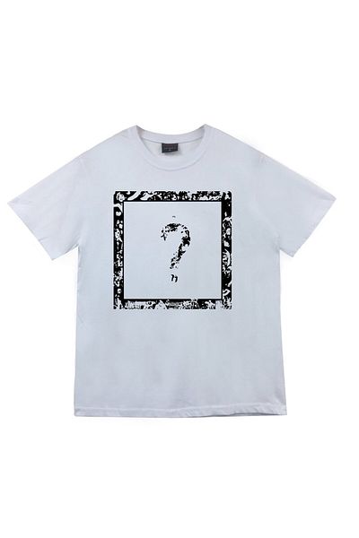 fame-stoned ? Τυπωμένο Unisex 100% βαμβακερό λευκό μπλουζάκι