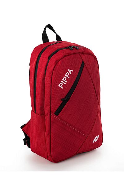 Pippa Ortahisar Red Casual and Travel Backpack with Laptop Compartment - Women