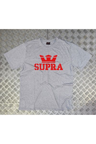 fame-stoned Tricou unisex cu imprimeu Supra Gri