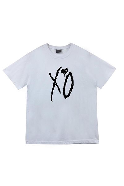 fame-stoned The Weeknd Starboy Printed Unisex 100% βαμβακερό λευκό μπλουζάκι