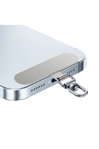 Microcase 360 Döner Başlıklı Telefon İp Askılıklar için Paslanmaz Çelik Tutac...