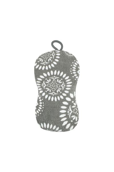 Mukitchen Scrub Sponge- Medallion Gray