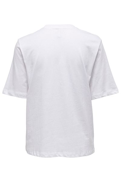 ONLY Onlclementine White T-Shirt - Crew Neck, Women'S, 15286714