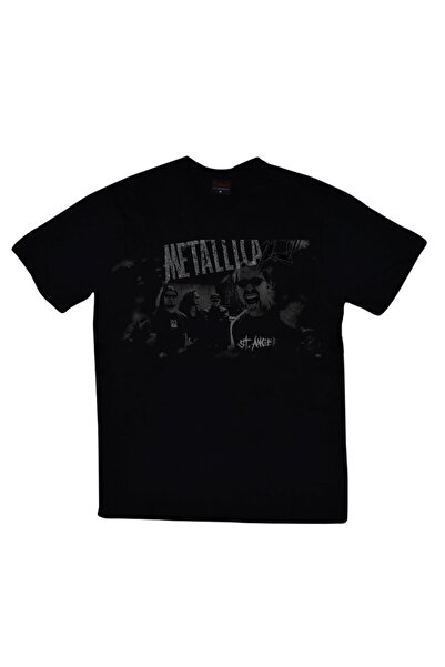fame-stoned Metallica Štampano Unisex 100% pamuk Crna T-shirt