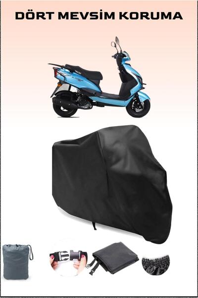 Breen بلاك Rks Blazer 50 Xr متوافق مع القماش المشمع للدراجات النارية، غطاء ال...