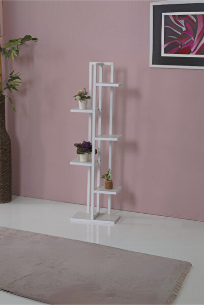 WEWOS HOME Aster 6 raflı metal çiçeklik