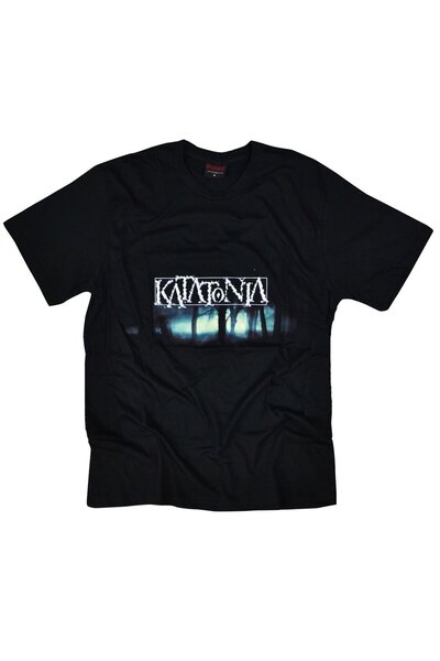 fame-stoned Унисекс черна тениска от 100% памук с щампа Katatonia