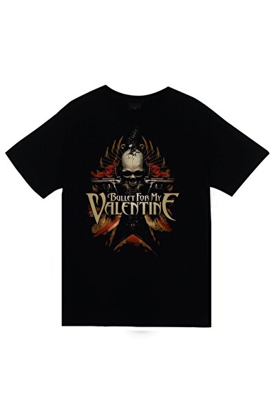 fame-stoned Bullet For My Valentine Štampano Unisex 100% pamuk Crna T-shirt
