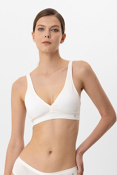 Pierre Cardin 6217 Τρίγωνο αφαιρούμενο καπάκι βαμβακερό σουτιέν ύπνου χωρίς καλάμι - Άνετο και υποστηρικτικό σχέδιο