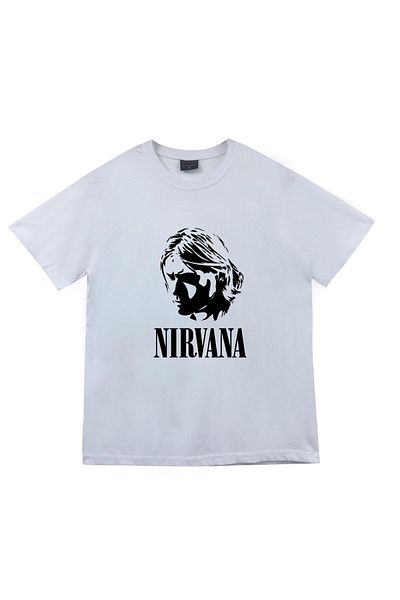 fame-stoned Tricou unisex 100% bumbac cu imprimeu Nirvana