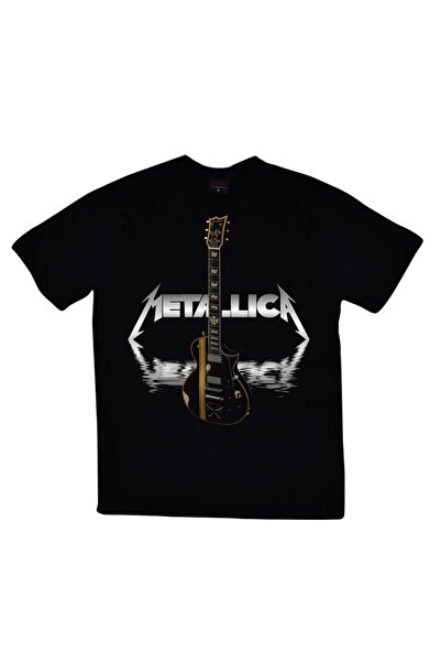 fame-stoned Μπλουζάκι με στάμπα Metallica Unisex 100% βαμβακερό μαύρο