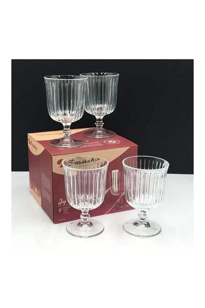 Paşabahçe 440330 Joy Glass Goblet 255cc 4 Pieces