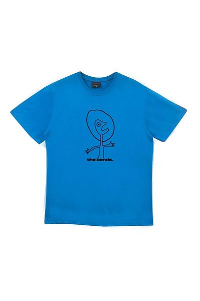 fame-stoned Μπλουζάκι Radiohead Printed Unisex Μπλε 100% βαμβάκι