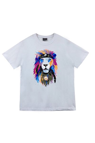 fame-stoned Μπλουζάκι Unisex Λευκό με στάμπα