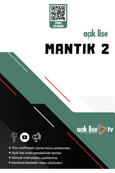 Açık Lise TV Açık Lise Seçmeli Mantık 2 - Konu Soru - Güncel Müfredat