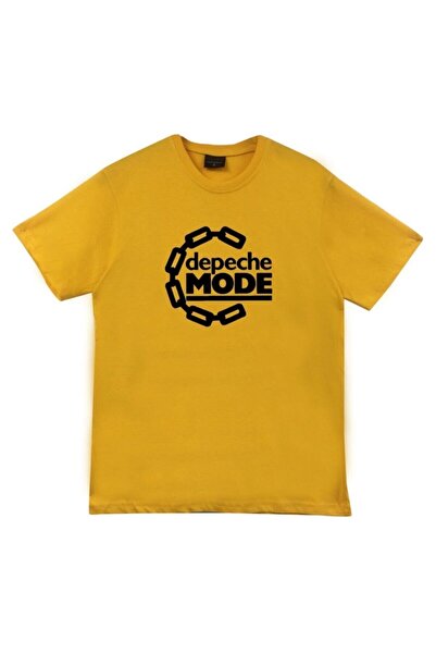 fame-stoned Depeche Mode Printed Unisex 100% Cotton White T-Shirt